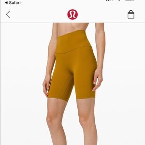 Lululemon biker shorts, hardly worn